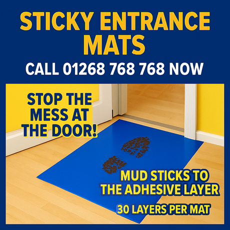 sticky adhesive entrance mats floor protection uk