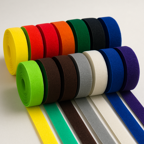 hook and loop fastener colours coloured