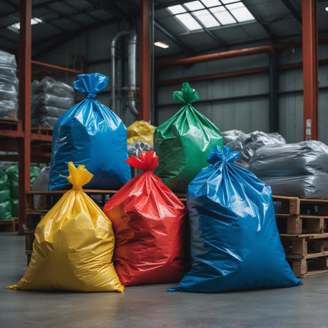 blue green yellow red refuse sacks waste bin bags liners uk