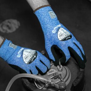 Polyflex 4121X PEN Eco Recycled Nitrile Palm Coated Gloves - Indigo Supplies Ltd