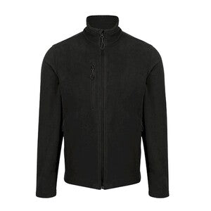 Regatta TRF618 Men's Honestly Made Recycled Fleece Jacket Black - Indigo Supplies Ltd