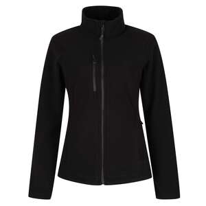 Regatta TRF628 Honestly Made Recycled Full Zip Fleece Ladie's Black - Indigo Supplies Ltd