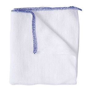 Cloth Dishcloth Standard Blue Edge 30x30CM (Pack 10) - Indigo Supplies Ltd