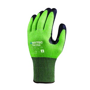 Skytec TRC705 PU Coated HPPE Liner Glove 4X43E Cut 5 Green - Indigo Supplies Ltd