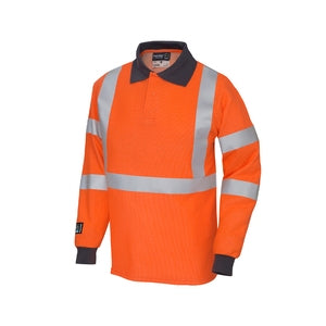 ProGARM 5290 FR/AS/ARC Polo Shirt Orange - Indigo Supplies Ltd