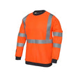ProGARM 5648 FR/AS/ARC Sweatshirt Orange - Indigo Supplies Ltd