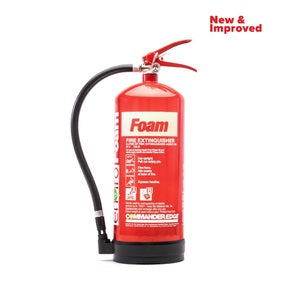 Fire Extinguisher Flourine Free Foam 6 Litre - Indigo Supplies Ltd