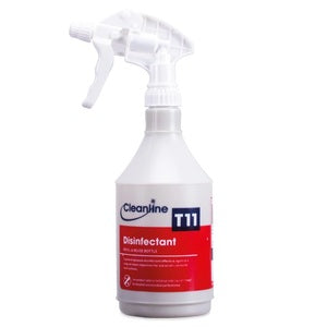 Cleanline T11 Disinfectant Trigger Bottle (Empty) 750ML - Indigo Supplies Ltd