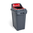 CleanWorks Recycling Bin Open Top for Battery 70 Litre - Indigo Supplies Ltd