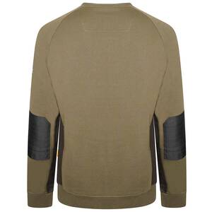 JCB Trade Crew Sweatshirt Olive - Indigo Supplies Ltd