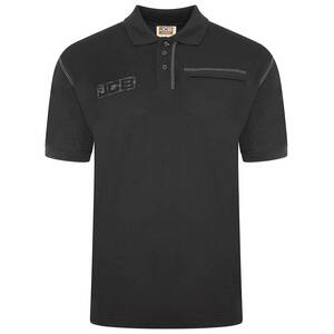 JCB Trade Work Polo Black - Indigo Supplies Ltd
