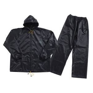 JCB Two-Piece Rainsuit Black - Indigo Supplies Ltd