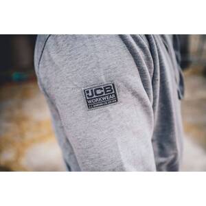 JCB Essential Hoodie Grey Marl - Indigo Supplies Ltd