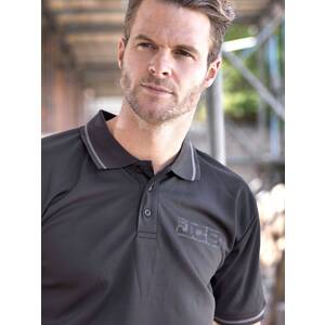 JCB Trade Polo Black/Grey - Indigo Supplies Ltd