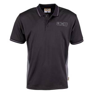 JCB Trade Polo Black/Grey - Indigo Supplies Ltd