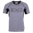 JCB Trade T-Shirt Grey/Black - Indigo Supplies Ltd