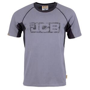 JCB Trade T-Shirt Grey/Black - Indigo Supplies Ltd