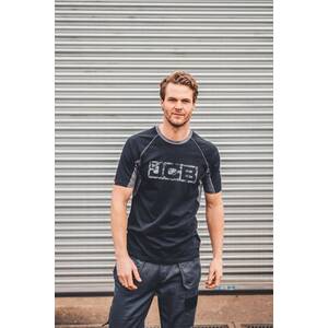 JCB Trade T-Shirt Black/Grey - Indigo Supplies Ltd