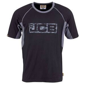 JCB Trade T-Shirt Black/Grey - Indigo Supplies Ltd