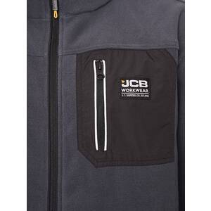 JCB Trade Fleece Full Zip Steel Blue - Indigo Supplies Ltd