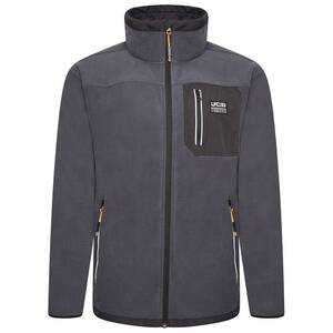 JCB Trade Fleece Full Zip Steel Blue - Indigo Supplies Ltd