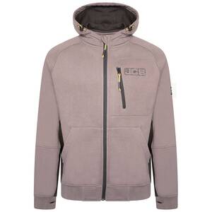 JCB Trade Zip Thru Hoodie Grey - Indigo Supplies Ltd