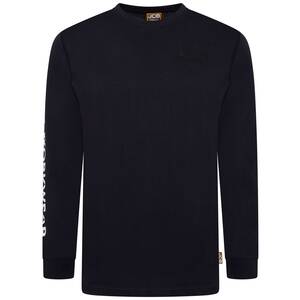 JCB Workwear Banner L/S Tshirt Navy - Indigo Supplies Ltd