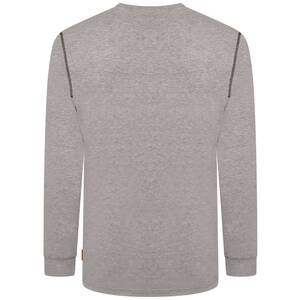 JCB Workwear Banner L/S Tshirt Grey - Indigo Supplies Ltd