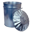 Galvanised Stackable Tapered Bin c/w Standard Lid 86 Litre - Indigo Supplies Ltd