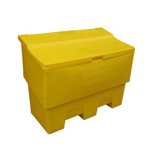 Grit Bin Yellow 1085x500x850MM 340 Litre - Indigo Supplies Ltd