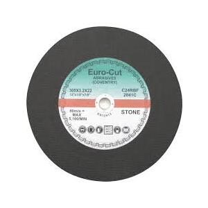 Cutting Disc Stone Flat 12"x20MM Bore - Indigo Supplies Ltd