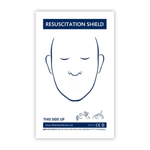 Reliance Medical 851 Resuscitator Face Shield c/w Filter Paper - Indigo Supplies Ltd