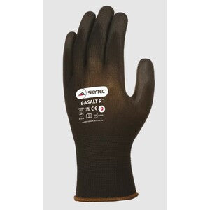 Skytec Basalt R PU Palm Coated Glove Black (Pair) - Indigo Supplies Ltd
