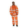 KeepSAFE High Visibility Reversible Fleece Lined Bodywarmer Orange - Indigo Supplies Ltd