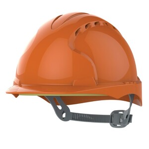 JSP Evo 3 Vented Helmet Orange - Indigo Supplies Ltd