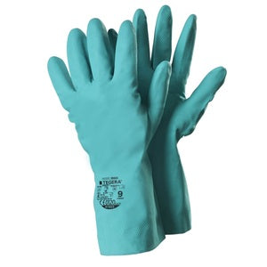 Ejendals 18601 Nitrile Grip Pattern Gauntlets NGG Green 13" - Indigo Supplies Ltd