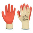 Portwest A100 Latex Grip Gloves Orange/Yellow - Indigo Supplies Ltd