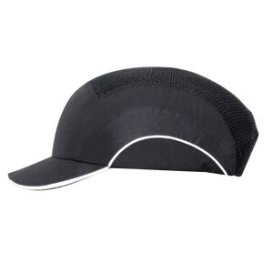 JSP ABS000-001-100 A1 + 5CM Short Peak Hardcap Black - Indigo Supplies Ltd