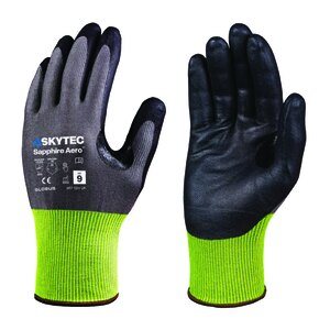 Skytec Sapphire Aero Glove (4X42C) Cut C Skg00011F Grey/Black - Indigo Supplies Ltd