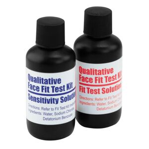 JSP Qualitative Face Fit Test Kit Solutions Blue and Red - Indigo Supplies Ltd