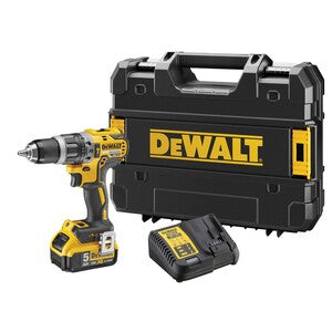 Dewalt 18V Brushless Combi Drill 5.0Ah Li-Ion Battery - Indigo Supplies Ltd
