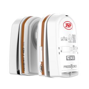 JSP Force 8 Half Mask Respirator with Press To Check - Indigo Supplies Ltd