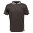 Regatta Contrast Coolweave Quick Wicking Polo Shirt Black - Indigo Supplies Ltd