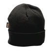 Portwest B013 Beanie Knitted Thermal Lined Hat Black - Indigo Supplies Ltd