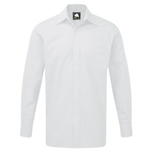 Premium Long Sleeve Shirt White - Indigo Supplies Ltd