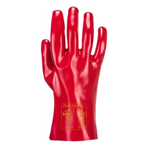 PVC Gauntlet Red 27CM - Indigo Supplies Ltd