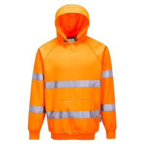 Portwest B304 High Visibility Hooded Sweatshirt Orange - Indigo Supplies Ltd