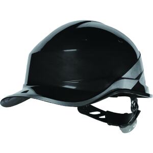 Baseball Diamond V Safety Helmet Black - Indigo Supplies Ltd
