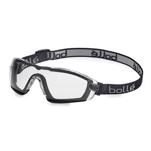 Bolle Cobra Safety Goggles with Strap And Foam COBFSPSI - Indigo Supplies Ltd