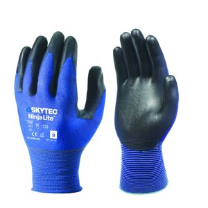 Skytec Ninja Lite PU Palm Coated Cut Level1 Glove - Indigo Supplies Ltd